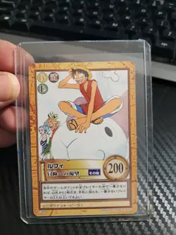 BANDAI One Piece Hyper Battle LUFFY SCARCE C399 EARLY CARD - Image 1