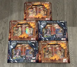 One Piece Card Game Illustration Box Vol.5 x3 and Vol.6 x2 LOT OF 5! ✅In Hand - Image 1