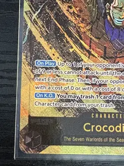 Crocodile OP14-120 Alt Art SEC One Piece Card Game English (LP) - Image 4