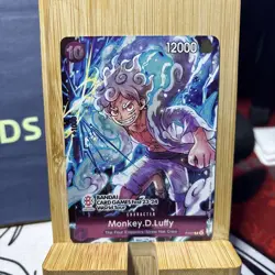 P-041 Monkey.D.Luffy BANDAI CARD GAMES FEST 23-24 WORLDS One Piece TCG English - Image 2