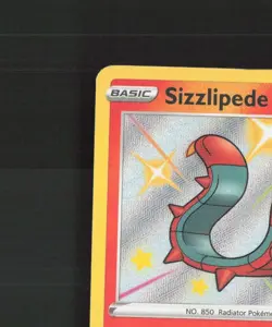 Sizzlipede SV018/SV122 Shining Fates Shiny Holo Rare Pokemon Card LP+ - Image 3