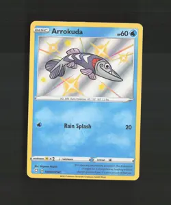 Arrokuda SV031/SV122 Shining Fates Shiny Holo Rare Pokemon Card NM - Image 1