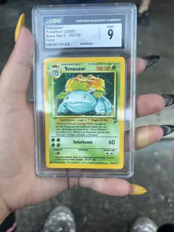 Pokemon TCG Venusaur Holo Unlimited Rare Card 18/130 Base Set 2, 1999-2000 - Image 2