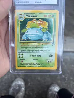Pokemon TCG Venusaur Holo Unlimited Rare Card 18/130 Base Set 2, 1999-2000 - Image 5