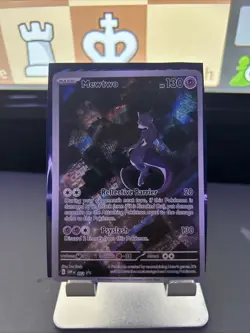 Mewtwo 052 Scarlet Violet 151 Black Star Promo Card NM Condition - Image 1