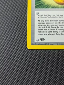 Gold Berry 1st Edition Trainer Card Neo Genesis 93/111 Heavily Played - Image 4