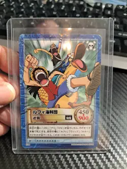 BANDAI One Piece Hyper Battle LUFFY SCARCE S94 EARLY CARD - Image 1