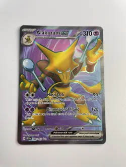 Alakazam Ex • 188/165 Ultra Rare Scarlet & Violet 151 • Pokemon Card • NM/Mint! - Image 2