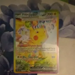 Pokemon Pikachu EX Full Art Holo Card 200 HP 300 Attack Thunder Type - Image 1