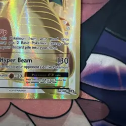 Pokemon TCG Dragonite-EX Evolutions Full Art Holo Card 106/108 Ultra Rare - Image 5