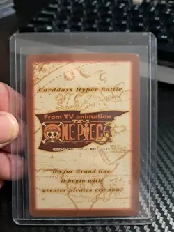 BANDAI One Piece Hyper Battle LUFFY SCARCE C458 EARLY CARD - Image 2