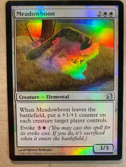 MTG 1x FOIL Meadowboon Modern Masters Magic the Gathering Card x1 NM - Image 1