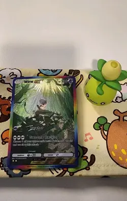 Fan Made Pokemon TCG Pocket Mew EX Holographic Special ART CARD - Image 2