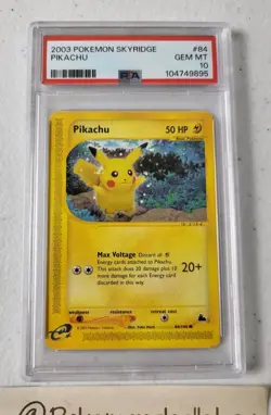 Pikachu 84/144 - Skyridge Set *PSA 10 - Gem MINT* Non Holo Pokemon Card - Image 3