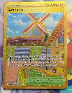 Artazon 229/197 Obsidian Flames Pokemon TCG Gold Card - Image 1