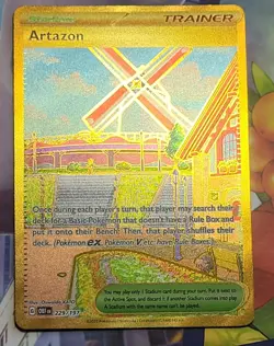 Artazon 229/197 Obsidian Flames Pokemon TCG Gold Card - Image 4