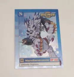 WEREGARURUMON Digimon Card 1999 Upper Deck Animated Series 1 Ultimate U7 Chase - Image 1
