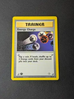 Energy Charge 1st Edition Rare Trainer Card Neo Genesis 85/111 - Image 1
