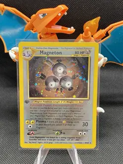 Magneton - 10/64 - Pokemon Neo Revelation 1st Edition Holo Rare Card WOTC NM 💫 - Image 1