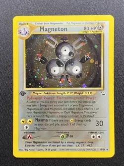 Magneton - 10/64 - Pokemon Neo Revelation 1st Edition Holo Rare Card WOTC NM 💫 - Image 3