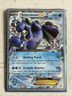 Seismitoad EX 20/111 2015 World Championships Patrick Martinez Card Mp - Image 1