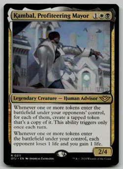 Kambal, Profiteering Mayor R Outlaws of Thunder Junction 211 NM - Image 1