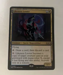 Likeness Looter (0208) Wilds of Eldraine Magic The Gathering NM Condition MTG - Image 1