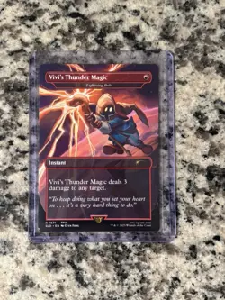 Mtg Vivi’s Thunder Magic Final Fantasy Secret Lair Non Foil - Image 1
