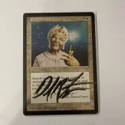 MTG: Shadow Signed By Artist - Enlightened Tutor - Dan Frazier - NM- Mirage - - Image 1