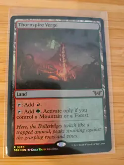 MTG Thornspire Verge (FOIL) 0270 Duskmourn M/NM Free UK P&P - Image 1