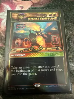 Final Fortune (Rainbow Foil) Secret Lair Drop Foil - Image 1