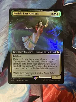 Aerith, Last Ancient #163 Extended Art Foil Final Fantasy Magic The Gathering - Image 2