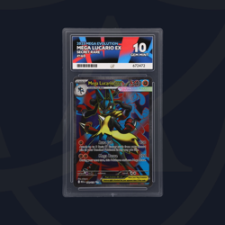 Mega Lucario Ex Gem Mint Ace 10 160/132 Secret Rare Pokemon Card - Image 1