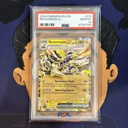 💎PSA 10 GEM MINT 2024 Pokemon Shrouded Fable REVAVROOM EX #015 Holo - Image 2