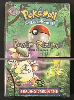 SEALED Pokemon Power Reserve Theme Deck - Pokemon 1999 Jungle - Image 1