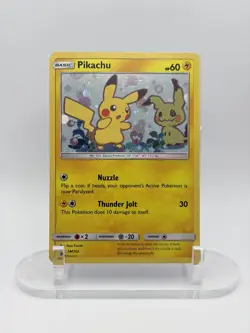 Pikachu Holo Black Star Promo Card SM162 NM- Mimikyu - Image 1