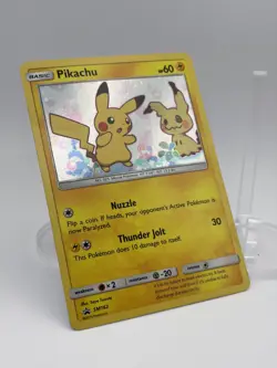 Pikachu Holo Black Star Promo Card SM162 NM- Mimikyu - Image 2