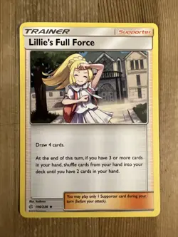 Lillie's Full Force - 196/236 - Uncommon NM, English Pokemon Cosmic Eclipse - Image 1