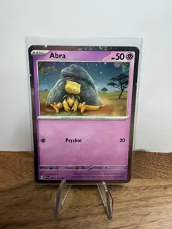 HD HOLO Abra 063/165 Cosmos Holo 151 Pokemon - Image 1