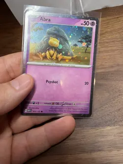 HD HOLO Abra 063/165 Cosmos Holo 151 Pokemon - Image 2