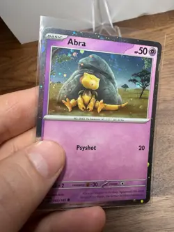 HD HOLO Abra 063/165 Cosmos Holo 151 Pokemon - Image 3