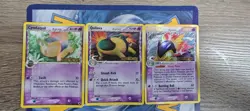 Pokemon TCG Reverse Holo: Typhlosion, Quilava, and Cyndaquil Dragon Frontiers. - Image 1