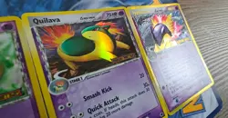 Pokemon TCG Reverse Holo: Typhlosion, Quilava, and Cyndaquil Dragon Frontiers. - Image 4