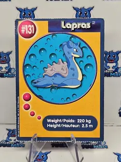 Pokemon Lapras #131 Burger King Promo Perforated LP - Image 1