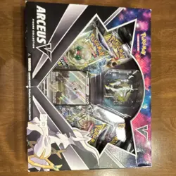 Pokemon Arceus V Figure Collection Box English Promo & Booster Exclusive - Image 1