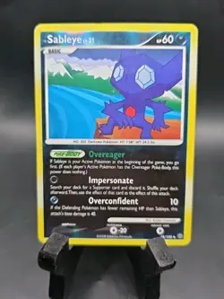 2008 Pokemon Stormfront Reverse Holo Sableye 48/100 - Image 1