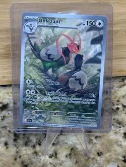 Pokemon TCG Unfezant Illustration Rare 150/086 From Black Bolt-NM - Image 1