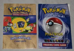 1999 Pokemon Overgrowth Theme Deck Original Box, Counters, Coin, Paperwork - Image 5