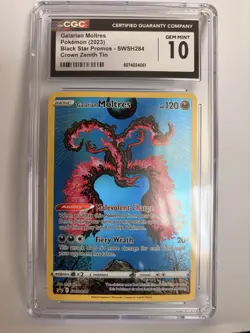 Pokemon Galarian Moltres TCG SWSH284 Sword & Shield Black Star Promo - Image 1