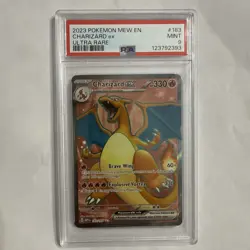 2023 Pokemon MEW EN Charizard ex Ultra Rare PSA - Image 1
